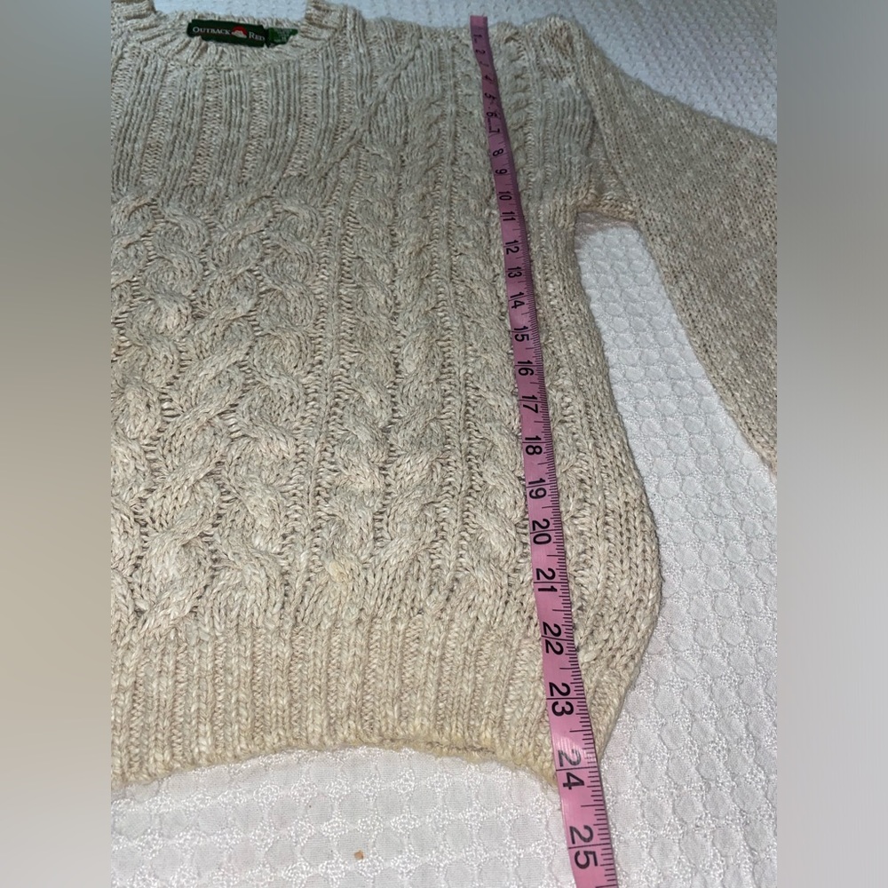 Linen Cable knit Sweater - Picture 9 of 12